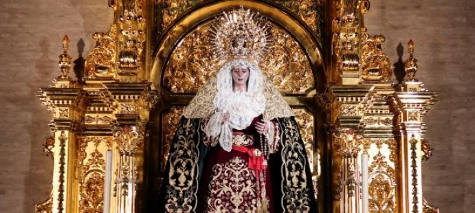 Retablo de la Virgen de los Desamparados de Sevill-Hermandad de San Esteban
